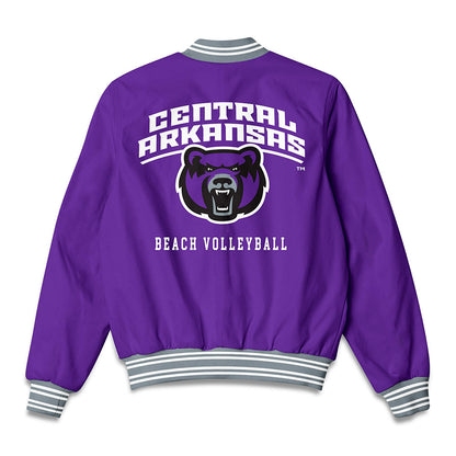 Central Arkansas - NCAA Beach Volleyball : Reegan Siewert - Bomber Jacket-1