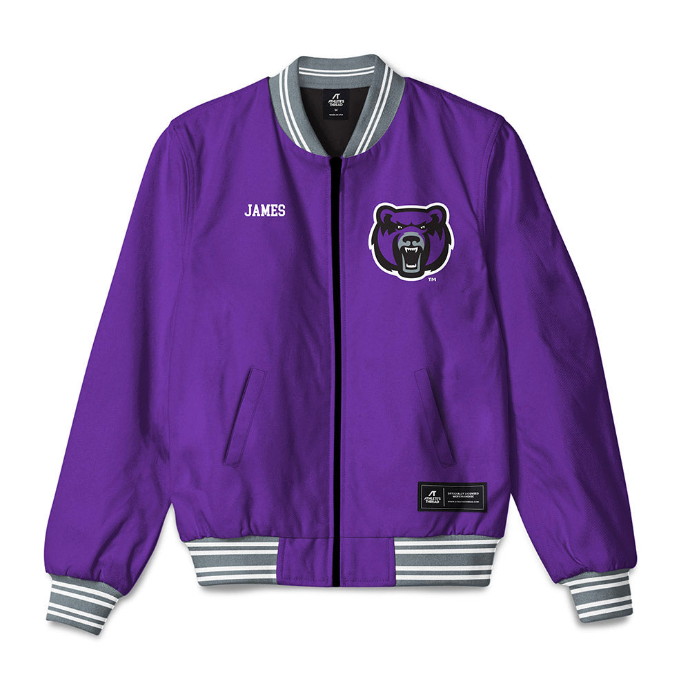 Central Arkansas - NCAA Women's Track & Field : Davin James - Bomber Jacket-0