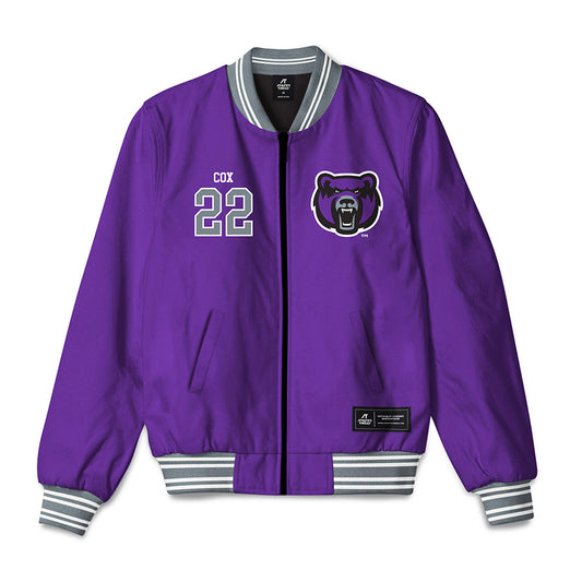 Central Arkansas - NCAA Women's Basketball : Alivia Cox - Bomber Jacket-0