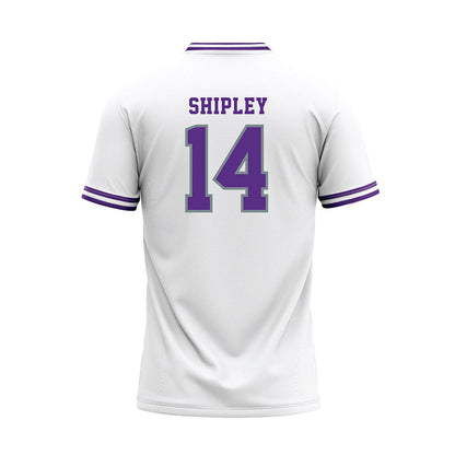 Central Arkansas - NCAA Baseball : Casey Shipley - White Baseball Jersey-1