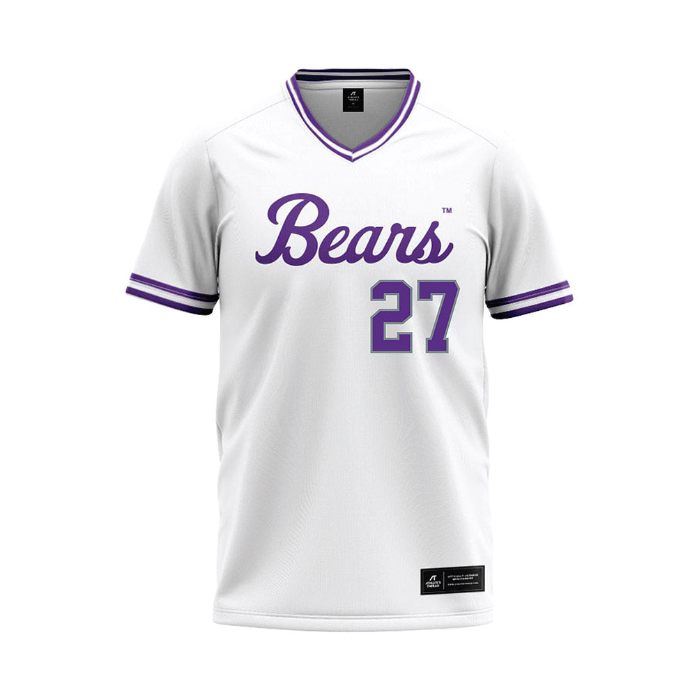 Central Arkansas - NCAA Baseball : Jaxson Ingle - White Baseball Jersey-0