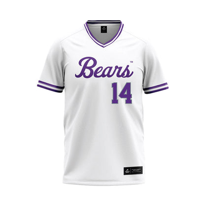 Central Arkansas - NCAA Baseball : Casey Shipley - White Baseball Jersey-0