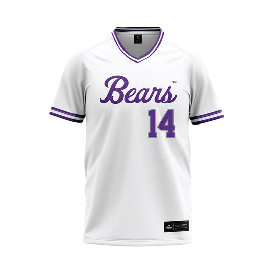 Central Arkansas - NCAA Baseball : Casey Shipley - White Baseball Jersey-0