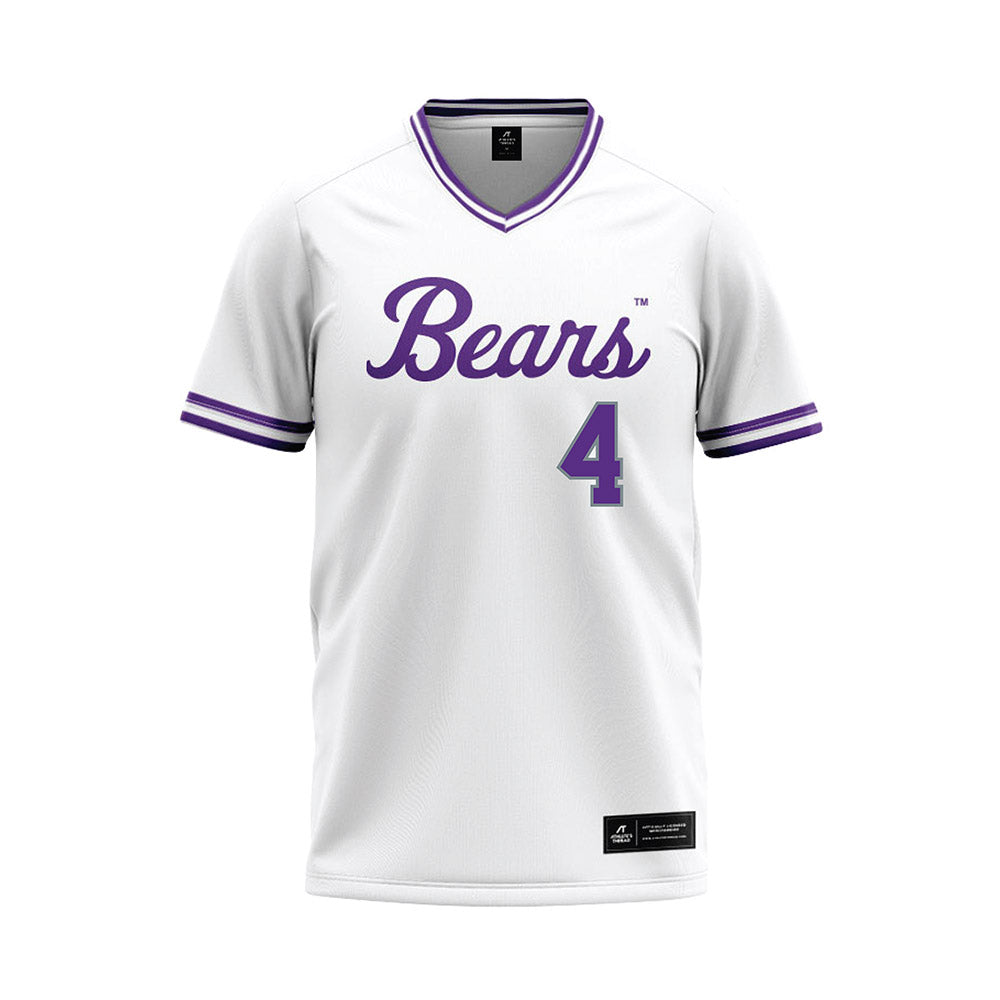 Central Arkansas - NCAA Baseball : Carter Alexander - White Baseball Jersey-0