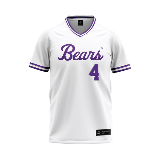 Central Arkansas - NCAA Baseball : Carter Alexander - White Baseball Jersey-0