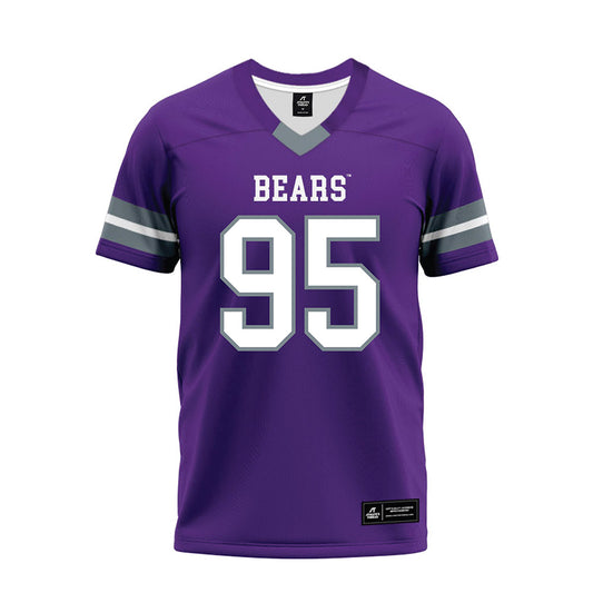 Central Arkansas - NCAA Football : Noah Tice - Purple Premium Football Jersey-0