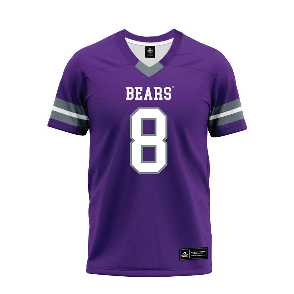 Central Arkansas - NCAA Football : JaKobe Shell - Purple Premium Football Jersey-0