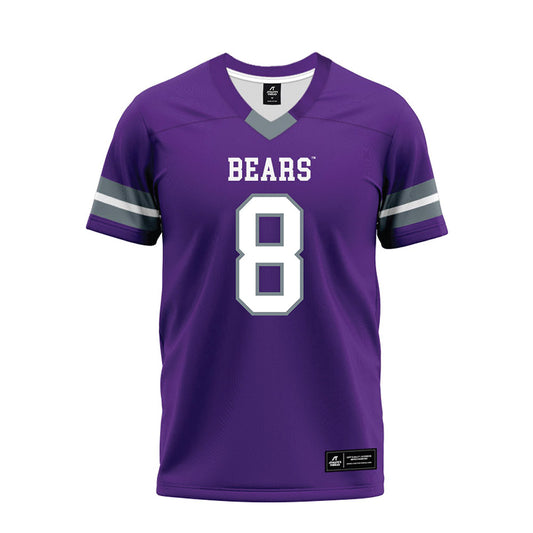Central Arkansas - NCAA Football : JaKobe Shell - Purple Premium Football Jersey-0