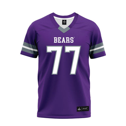 Central Arkansas - NCAA Football : Lane Jeffcoat - Purple Premium Football Jersey-0