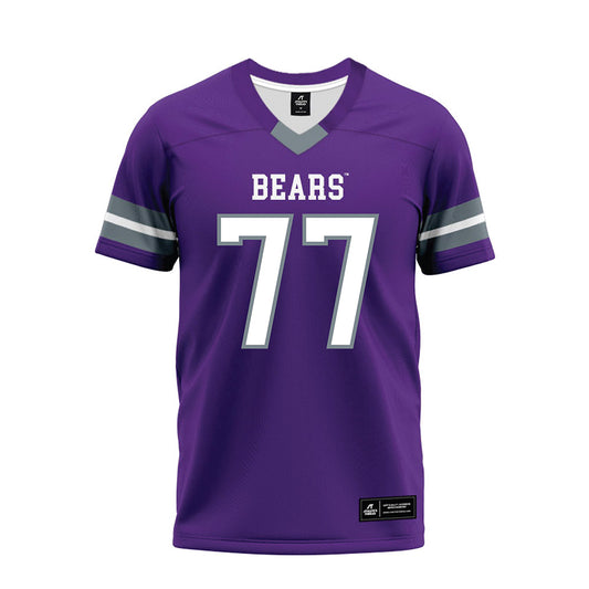 Central Arkansas - NCAA Football : Lane Jeffcoat - Purple Premium Football Jersey-0