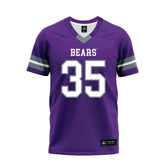 Central Arkansas - NCAA Football : Jalen Hodo - Purple Premium Football Jersey-0