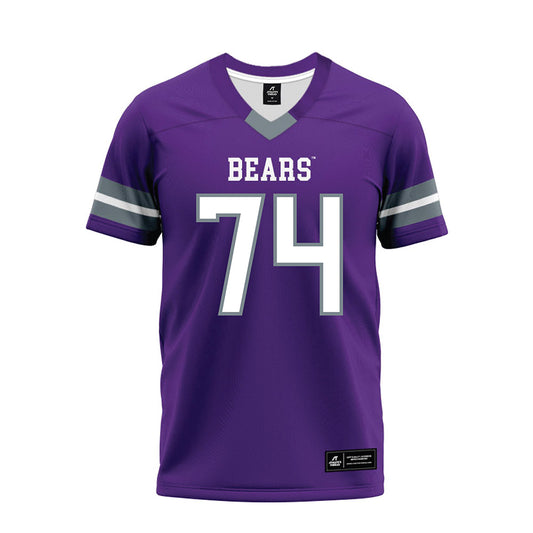 Central Arkansas - NCAA Football : Drayton Knoll - Purple Premium Football Jersey-0