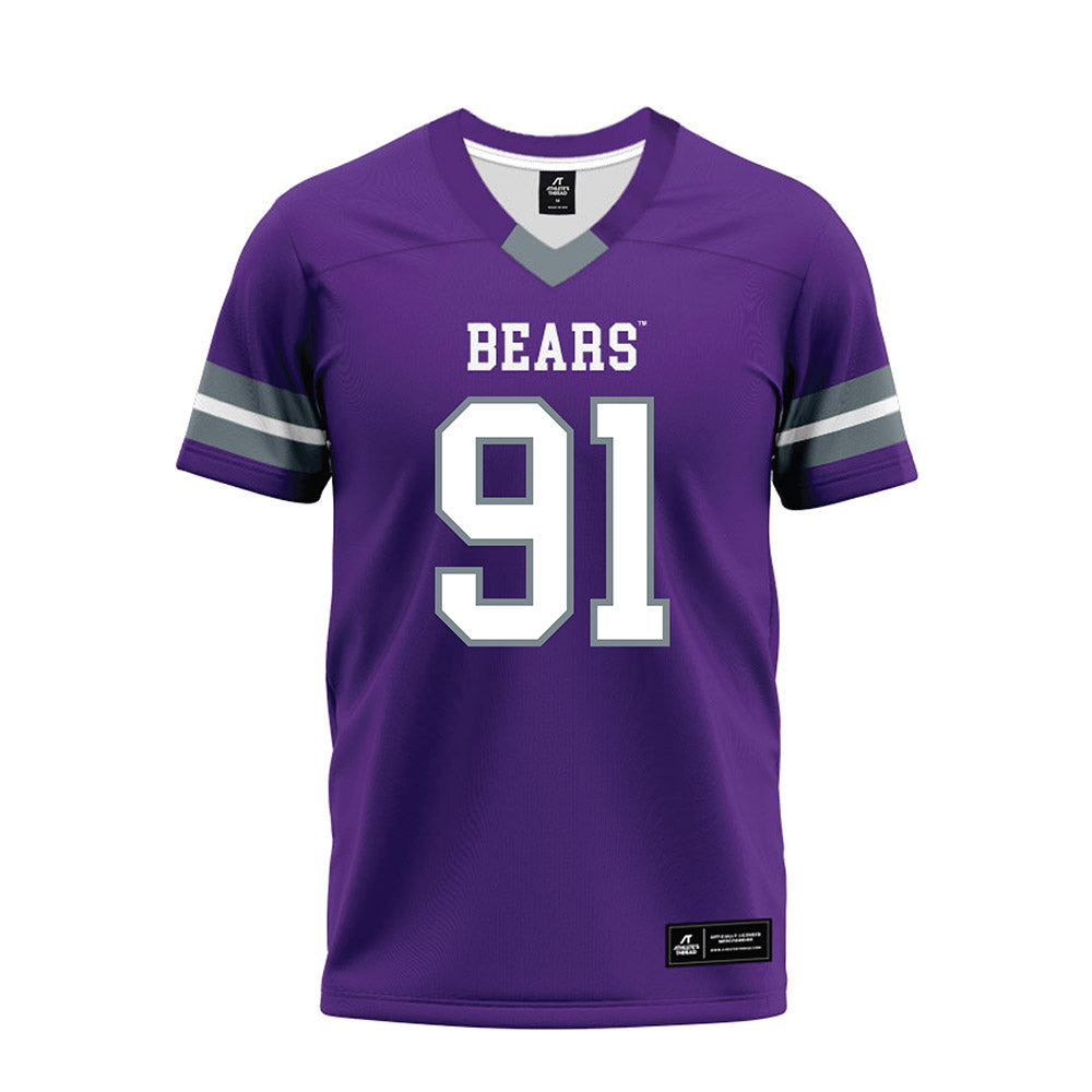 Central Arkansas - NCAA Football : JaBreal Woodall - Purple Premium Football Jersey-0