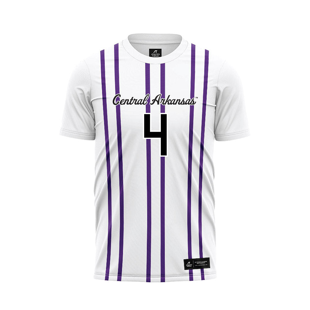 Central Arkansas - NCAA Men's Soccer : Elijah Bishop - White Soccer Jersey-0