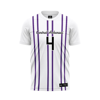 Central Arkansas - NCAA Men's Soccer : Elijah Bishop - White Soccer Jersey-0