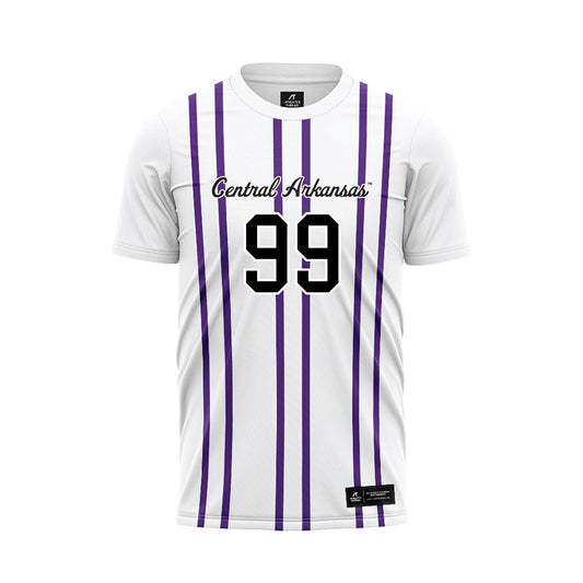 Central Arkansas - NCAA Men's Soccer : Pietro Fontana - White Soccer Jersey-0