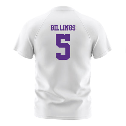 Central Arkansas - NCAA Women's Soccer : Caroline Billings - White Soccer Jersey-1