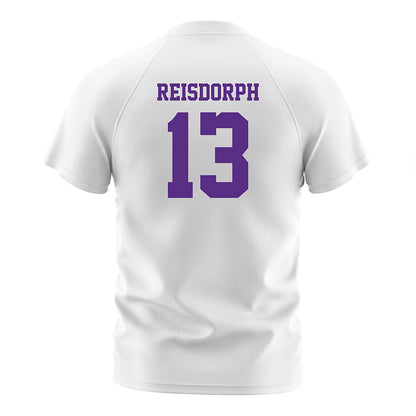 Central Arkansas - NCAA Women's Soccer : Rylee Reisdorph - White Soccer Jersey-1