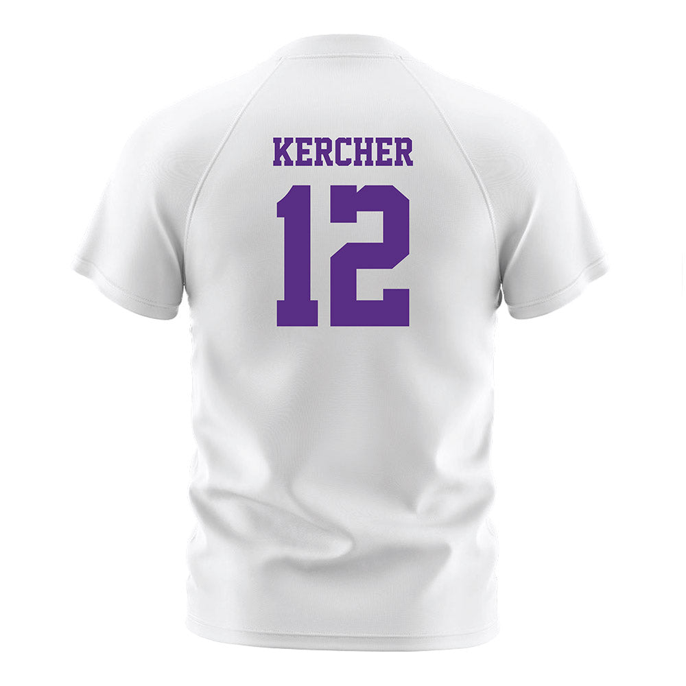 Central Arkansas - NCAA Women's Soccer : Emerson Kercher - White Soccer Jersey-1