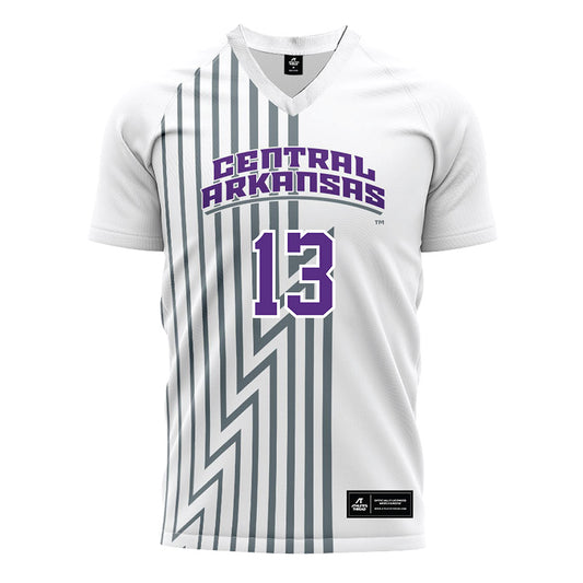 Central Arkansas - NCAA Women's Soccer : Rylee Reisdorph - White Soccer Jersey-0