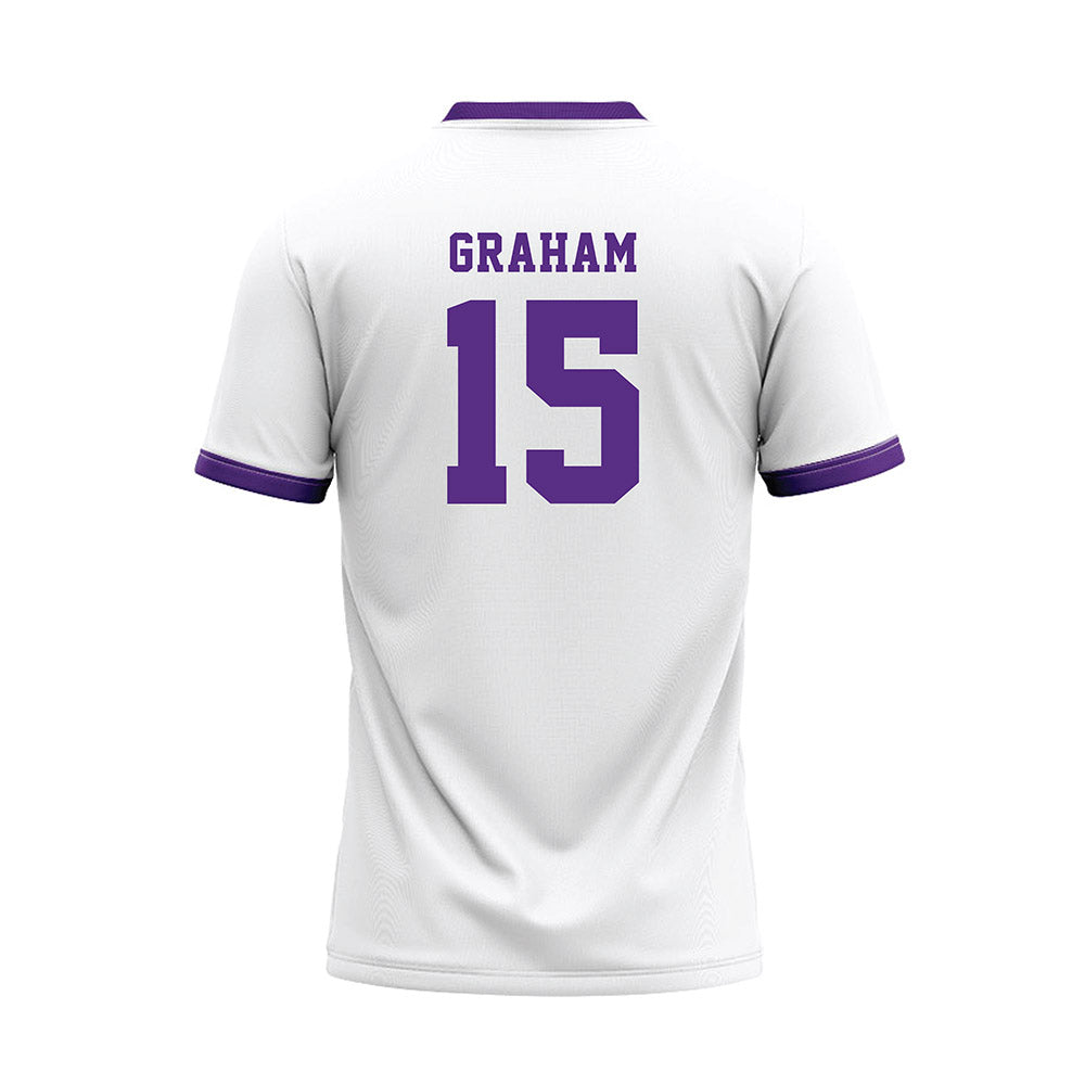 Central Arkansas - NCAA Softball : Kaitlyn Graham - White Baseball Jersey-1