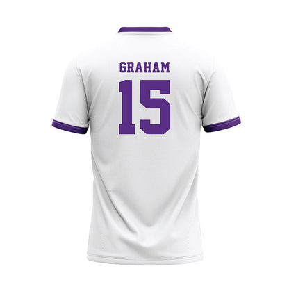 Central Arkansas - NCAA Softball : Kaitlyn Graham - White Baseball Jersey-1