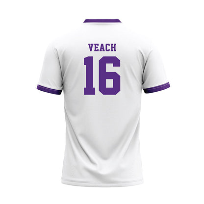 Central Arkansas - NCAA Softball : emma veach - White Baseball Jersey-1