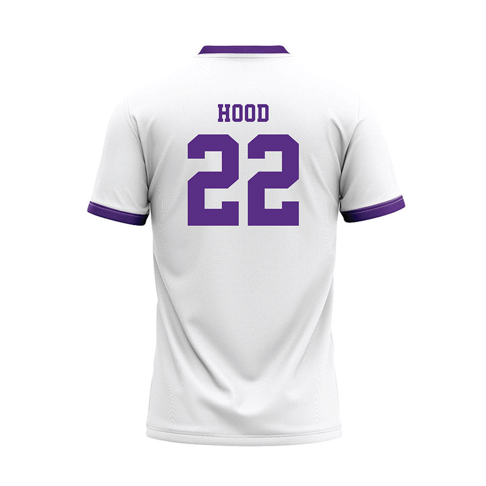 Central Arkansas - NCAA Softball : Lilly Hood - White Baseball Jersey-1
