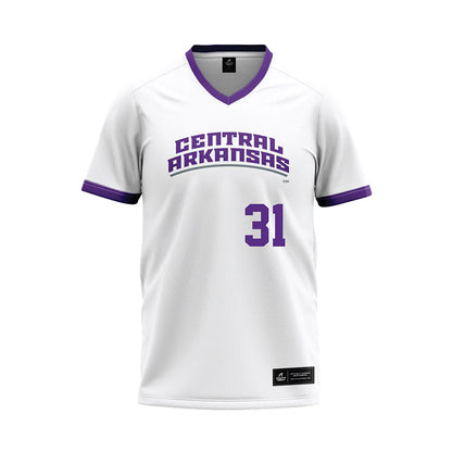 Central Arkansas - NCAA Softball : Emma Robertson - White Baseball Jersey-0