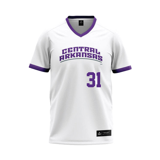 Central Arkansas - NCAA Softball : Emma Robertson - White Baseball Jersey-0