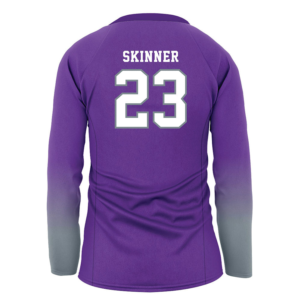 Central Arkansas - NCAA Women's Volleyball : Sophie Skinner - Purple Volleyball Jersey-1