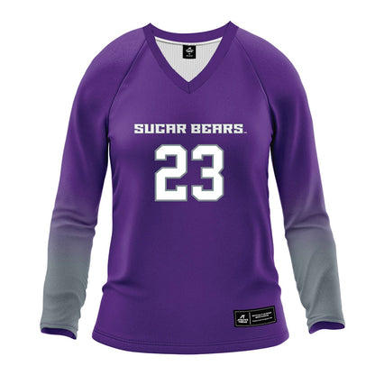 Central Arkansas - NCAA Women's Volleyball : Sophie Skinner - Purple Volleyball Jersey-0