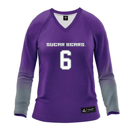 Central Arkansas - NCAA Women's Volleyball : Caylan Koons - Purple Volleyball Jersey-0
