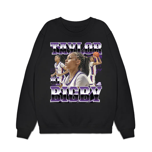 TCU - NCAA Women's Basketball : Taylor Bigby - Collage Premium Crewneck Sweatshirt-0