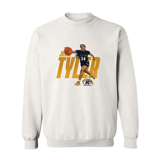 Kent State - NCAA Women's Basketball : Janae Tyler - Individual Caricature Crewneck Sweatshirt-0