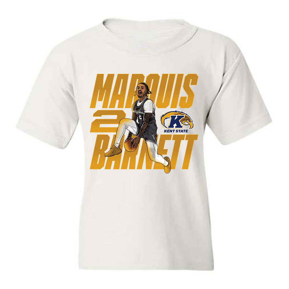 Kent State - NCAA Men's Basketball : Marquis Barnett - Youth T-Shirt-0