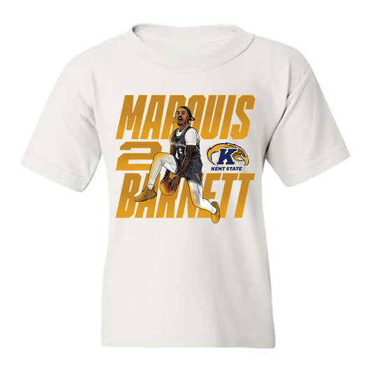 Kent State - NCAA Men's Basketball : Marquis Barnett - Youth T-Shirt-0