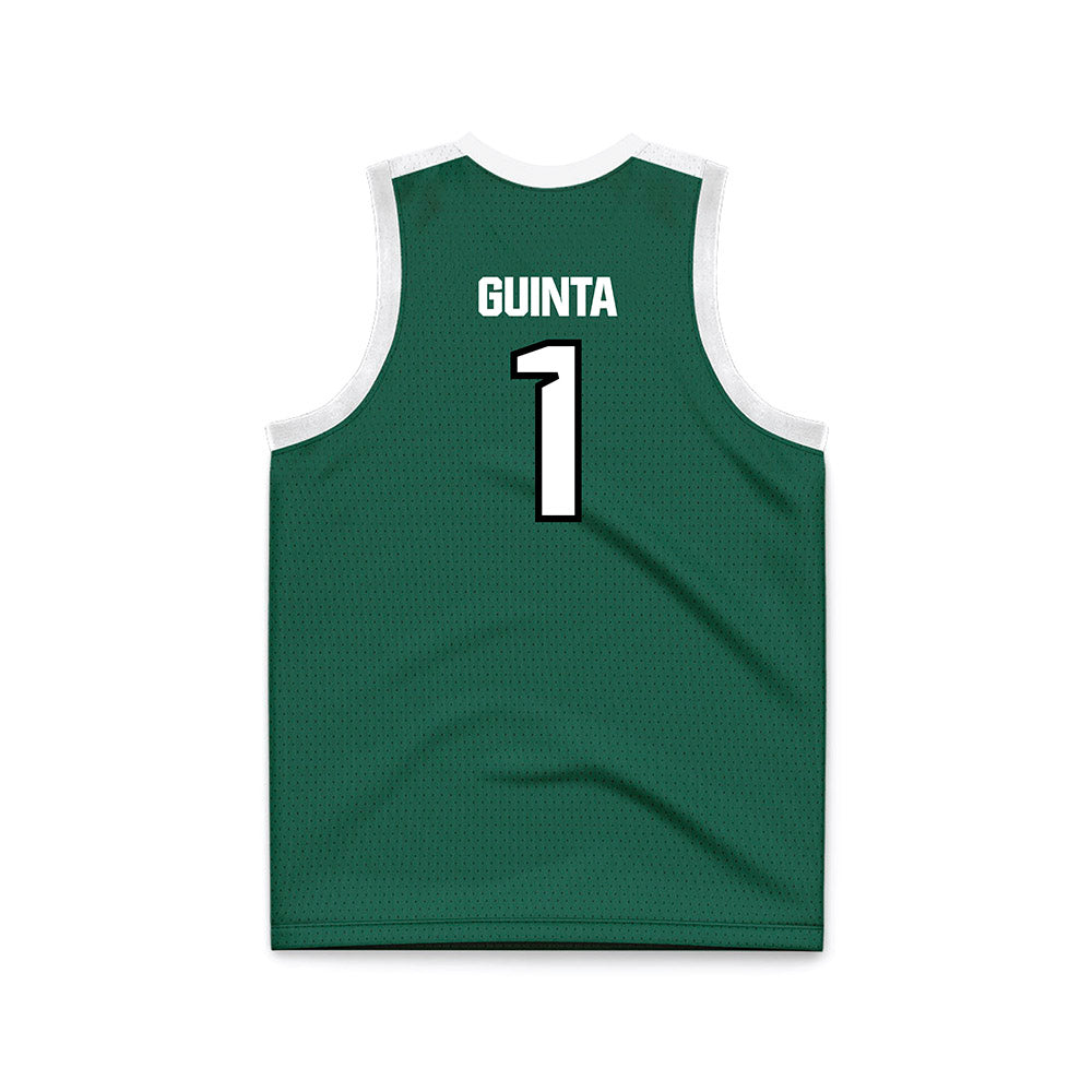 Cleveland State - NCAA Women's Basketball : Colby Guinta - Green Basketball Jersey-1