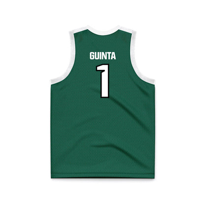 Cleveland State - NCAA Women's Basketball : Colby Guinta - Green Basketball Jersey-1