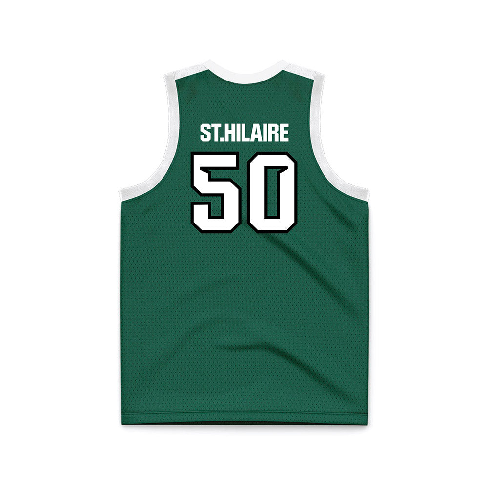 Cleveland State - NCAA Men's Basketball : Kevo St.Hilaire - Green Basketball Jersey-1