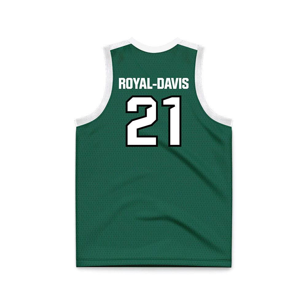 Cleveland State - NCAA Women's Basketball : Madison Royal-Davis - Green Basketball Jersey-1