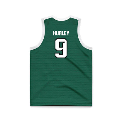 Cleveland State - NCAA Women's Basketball : Sarah Hurley - Green Basketball Jersey-1