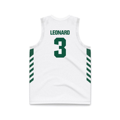 Cleveland State - NCAA Women's Basketball : Jada Leonard - White Basketball Jersey-1