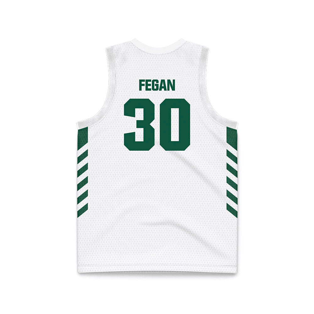 Cleveland State - NCAA Women's Basketball : Macey Fegan - White Basketball Jersey-1