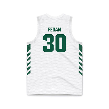 Cleveland State - NCAA Women's Basketball : Macey Fegan - White Basketball Jersey-1