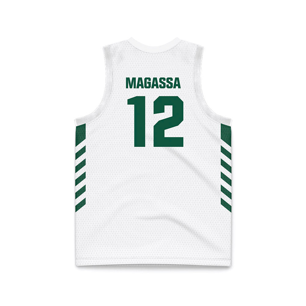 Cleveland State - NCAA Women's Basketball : Ayisse Magassa - White Basketball Jersey-1