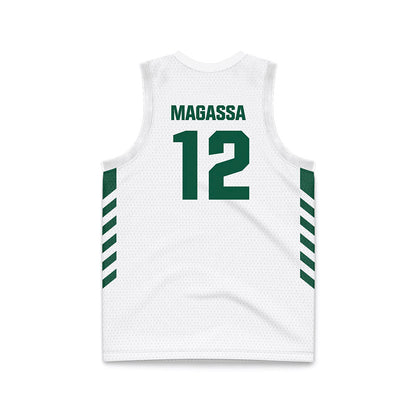 Cleveland State - NCAA Women's Basketball : Ayisse Magassa - White Basketball Jersey-1