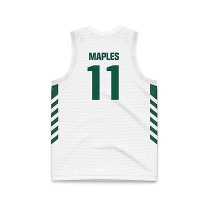 Cleveland State - NCAA Women's Basketball : Colbi Maples - White Basketball Jersey-1