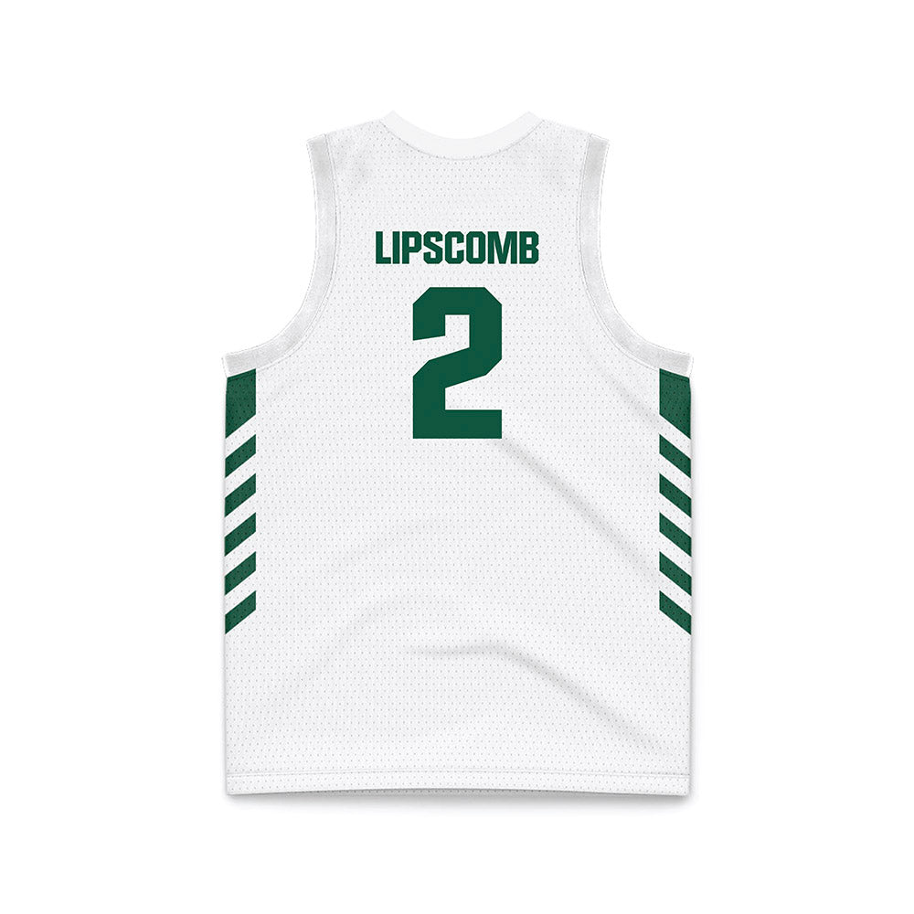 Cleveland State - NCAA Men's Basketball : Jaidon Lipscomb - White Basketball Jersey-1