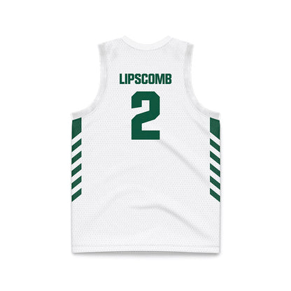 Cleveland State - NCAA Men's Basketball : Jaidon Lipscomb - White Basketball Jersey-1